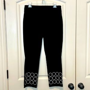 Dressy Black & White Capris